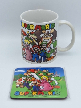 Super Mario Bros. Tasse inkl. neuem Untersetzer - 2019